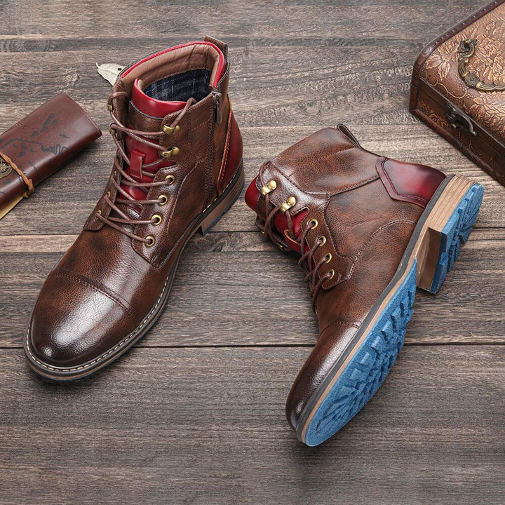 Cris™ | Handmade premium leather oxford boots for men