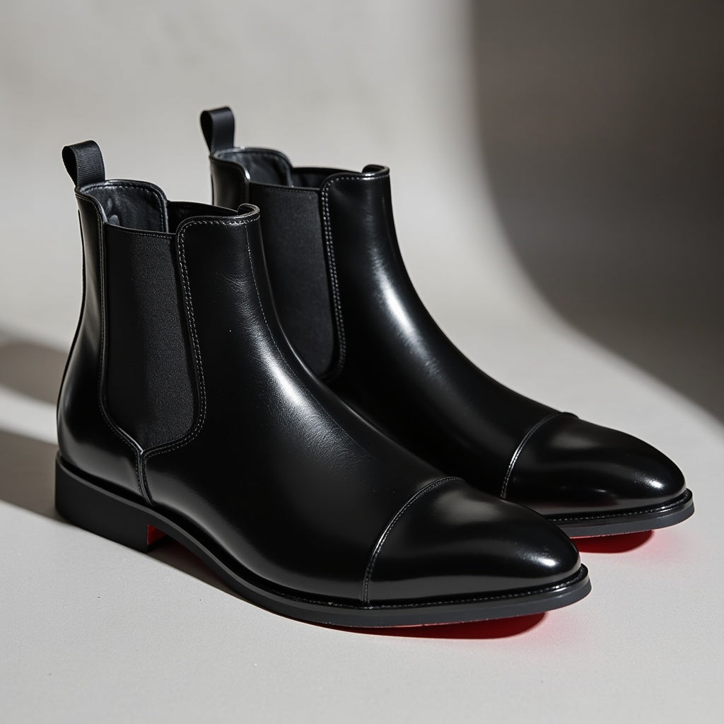 Annibale Carracci™ | Genuine Leather Chelsea Boots