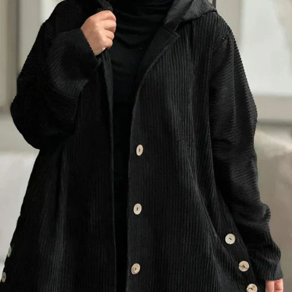 Dana™ - Ribbed Hooded Coat